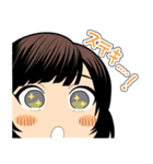 ろくろ首と二口女（個別スタンプ：2）