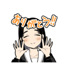 ろくろ首と二口女（個別スタンプ：3）