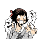 ろくろ首と二口女（個別スタンプ：28）