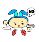 ウサギになりたいジャガイモくん（個別スタンプ：12）