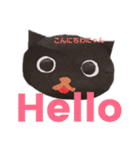 黒猫くーちゃんスタンプ（個別スタンプ：12）