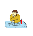 おねえさんのスタンプ（個別スタンプ：1）