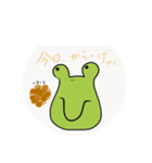 カエルnksスタンプだよ〜（個別スタンプ：2）
