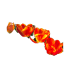 真っ赤なチューリップ（個別スタンプ：7）