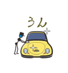 くるまをみがくひと（50’s日本車）（個別スタンプ：3）