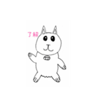 こどもスタンプねこ（個別スタンプ：1）
