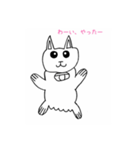 こどもスタンプねこ（個別スタンプ：3）