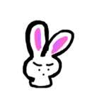 コマったウサギたち（個別スタンプ：7）