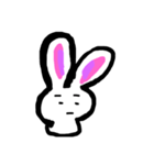 コマったウサギたち（個別スタンプ：8）