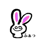 コマったウサギたち（個別スタンプ：9）
