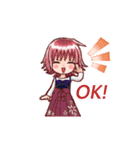 ちびキャラガールズスタンプ（個別スタンプ：2）