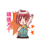 ちびキャラガールズスタンプ（個別スタンプ：3）