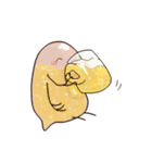 ミジンコくんと愉快な仲間達（個別スタンプ：3）