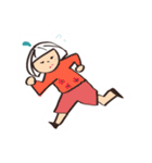 はなちゃんの1日 (あいさつ編)（個別スタンプ：1）