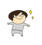 おちつきのないメガネ（個別スタンプ：9）