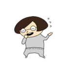 おちつきのないメガネ（個別スタンプ：20）