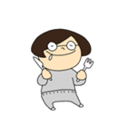 おちつきのないメガネ（個別スタンプ：22）