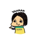 ヒデ。（個別スタンプ：1）