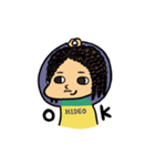 ヒデ。（個別スタンプ：3）