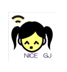 ↑↑（アゲアゲ）娘女子v1（個別スタンプ：14）