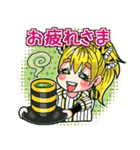 めしガール野球観戦スタンプ（個別スタンプ：9）