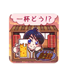 めしガール野球観戦スタンプ（個別スタンプ：31）