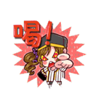 めしガール野球観戦スタンプ（個別スタンプ：40）