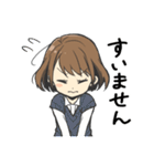 女の子の敬語とタメ語のスタンプ（個別スタンプ：13）