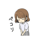 女の子の敬語とタメ語のスタンプ（個別スタンプ：17）