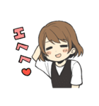 女の子の敬語とタメ語のスタンプ（個別スタンプ：32）