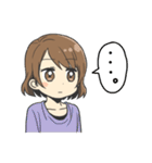 女の子の敬語とタメ語のスタンプ（個別スタンプ：40）