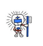 口腔戦士デンタマン ver.2（個別スタンプ：1）