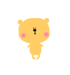 黄色いくまさん（個別スタンプ：1）