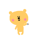 黄色いくまさん（個別スタンプ：3）