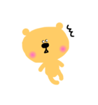 黄色いくまさん（個別スタンプ：7）