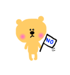 黄色いくまさん（個別スタンプ：11）