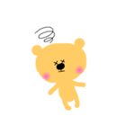 黄色いくまさん（個別スタンプ：15）
