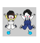 うおプロ【音楽筋肉夫婦】（個別スタンプ：2）