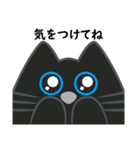 黒猫・ドンドン -ありがとう- (日本語)（個別スタンプ：15）