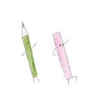 えんぴつとゆかいな仲間たち（個別スタンプ：2）