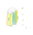 えんぴつとゆかいな仲間たち（個別スタンプ：3）