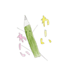 えんぴつとゆかいな仲間たち（個別スタンプ：4）
