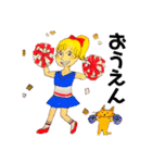 多国籍ギャルちゃん（個別スタンプ：5）