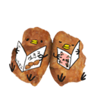 唐揚げが・・・（個別スタンプ：35）