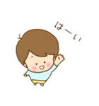 ふんわりやさしい  男の子（個別スタンプ：3）
