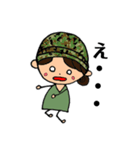 陸上自衛官嫁＆彼女用（個別スタンプ：7）