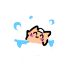 デフォルメタピオカ猫の日常スタンプ（個別スタンプ：5）