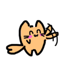 デフォルメタピオカ猫の日常スタンプ（個別スタンプ：6）