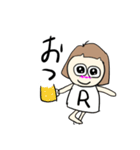 イニシャルシリーズ(R)（個別スタンプ：3）