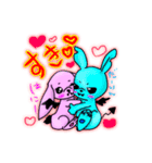 かなえちゃんスタンプ（小悪魔うさぎ）（個別スタンプ：4）